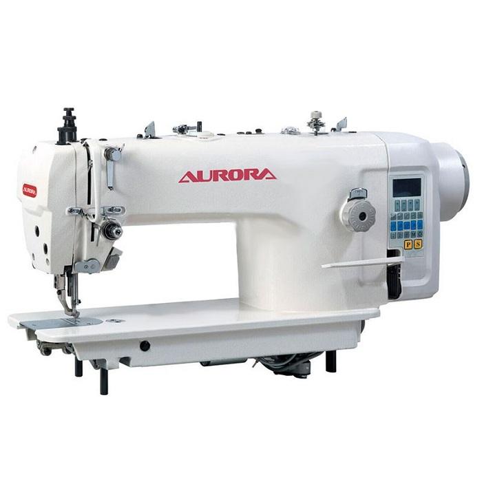 Промышленная швейная машина с шагающей лапкой и увеличенным вылетом рукава Aurora A-9322L с прямым приводом и автоматическими функциями