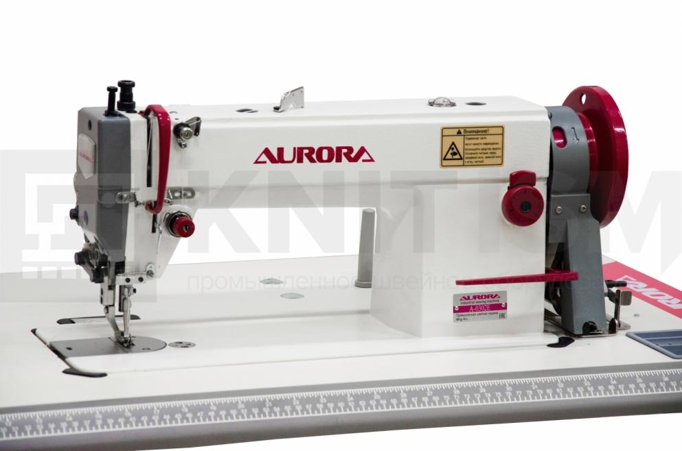 Прямострочная промышленная швейная машина с шагающей лапкой Aurora A-0302ECX