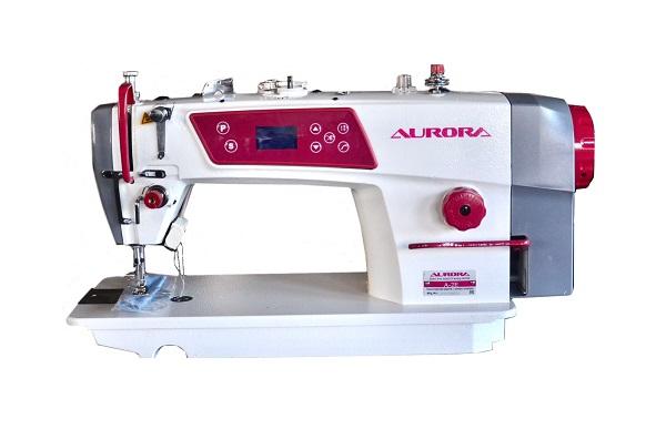 Прямострочная промышленная швейная машина Aurora A-2E для легких и средних материалов
