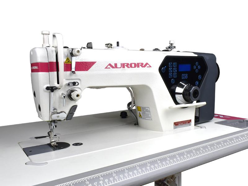 Прямострочная промышленная швейная машина Aurora H5 для легких и средних материалов