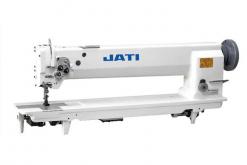 Двухигольная швейная машина, увеличенная рукавная платформа с тройным продвижением JT- 20686