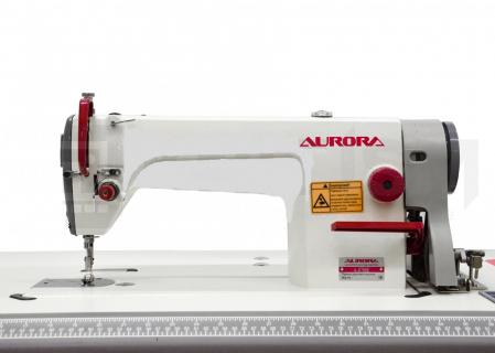 Прямострочная промышленная швейная машина Aurora A-8700E для легких и средних материалов