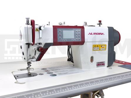 Прямострочная промышленная швейная машина Aurora A-8E для легких и средних материалов