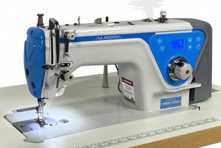Промышленная прямострочная швейная машина Aurora F4B с позиционером иглы